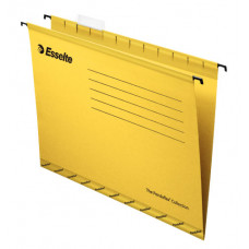 Папка подвесная Esselte Pendaflex Plus Foolscap 90335 картон желтый 412x240x1мм (упак.:25шт)