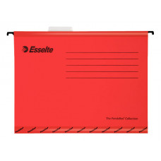 Папка подвесная Esselte Standart 90316 картон красный (упак.:25шт)