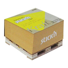 Блок самоклеящийся бумажный Stick`n 21816 76x76мм 400лист. коричневый Kraft Notes 