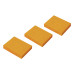 Блок самоклеящийся бумажный Silwerhof 38x51мм 100лист. 75г/м2 неон оранжевый европодвес (упак.:3шт)