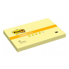 Блок самоклеящийся бумажный 3M Post-it Original 655 7100172757 76х127мм 100лист. желтый канареечный