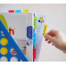 Закладки самокл. разделители пластиковые Stick`n 21608 38x51мм 4цв.в упак. 6лист с цветным краем европодвес