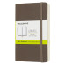 Блокнот Moleskine CLASSIC SOFT QP613P14 Pocket 90x140мм 192стр. нелинованный мягкая обложка коричневый