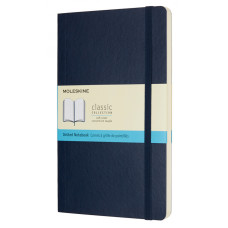 Блокнот Moleskine CLASSIC SOFT QP619B20 Large 130х210мм 192стр. пунктир мягкая обложка синий сапфир