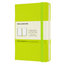 Блокнот Moleskine CLASSIC QP012C2 Pocket 90x140мм PP 192стр. нелинованный твердая обложка лайм