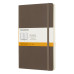 Блокнот Moleskine CLASSIC SOFT QP616P14 Large 130х210мм 192стр. линейка мягкая обложка коричневый