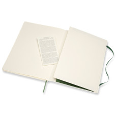 Блокнот Moleskine CLASSIC SOFT QP623K15 XLarge 190х250мм 192стр. нелинованный мягкая обложка зеленый