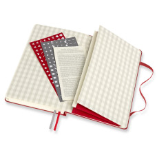 Блокнот Moleskine PASSION RECIPE PASRECP Large 130х210мм 400стр. подар.кор. красный