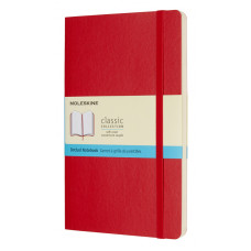 Блокнот Moleskine CLASSIC SOFT QP619F2 Large 130х210мм 192стр. пунктир мягкая обложка красный