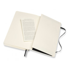 Блокнот Moleskine CLASSIC SOFT EXPENDED QP616EXP Large 130х210мм 400стр. линейка мягкая обложка черный