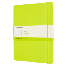 Блокнот Moleskine CLASSIC SOFT QP623C2 XLarge 190х250мм 192стр. нелинованный мягкая обложка лайм