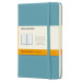 Блокнот Moleskine CLASSIC MM710B35 Pocket 90x140мм 192стр. линейка твердая обложка голубой