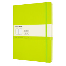 Блокнот Moleskine CLASSIC QP092C2 XLarge 190х250мм 192стр. нелинованный твердая обложка лайм