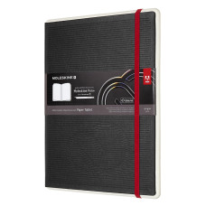 Блокнот Moleskine LIMITED EDITION ADOBE PAPERTABLE PT4ADBEHBK01 XLarge 190х250мм 192стр. нелинованный твердая обложка черный