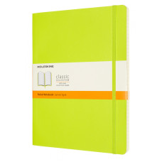 Блокнот Moleskine CLASSIC SOFT QP621C2 XLarge 190х250мм 192стр. линейка мягкая обложка лайм