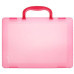 Бокс для документов Стамм КС19 A4 280x375x57мм розовый/тонированный пластик