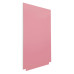 Доска магнитно-маркерная Rocada SkinColour 6419R-3015 лак розовый 55x75см
