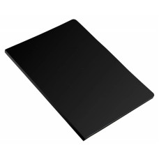 Папка метал.зажим Бюрократ Economy -EC04CBLCK A4 пластик 0.4мм черный