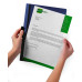 Папка с клипом Durable Duraclip 2209-05 прозрач. верх.лист A4 1-60лист. зеленый