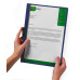 Папка с клипом Durable Duraclip 2209-05 прозрач. верх.лист A4 1-60лист. зеленый