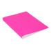 Папка с 20 прозр.вклад. Бюрократ Double Neon DNE07V20PINK A4 пластик 0.7мм розовый