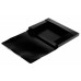 Папка-короб на резинке Бюрократ -BA25/05BLCK пластик 0.5мм корешок 25мм A4 черный