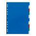 Разделитель индексный Durable 6740-27 A4 пластик цветные разделы