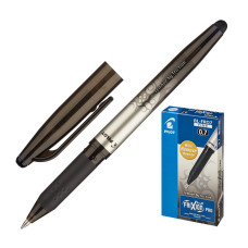 Ручка гелевая Pilot BL-FRO-7-B (207982) Frixion Pro 0.35мм стреловидный пиш. наконечник круглая корпус пластик резин. манжета черный черные чернила