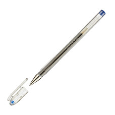 Ручка гелевая Pilot BL-G1-5T-L (644) 0.3мм корпус пластик прозрачный синие чернила