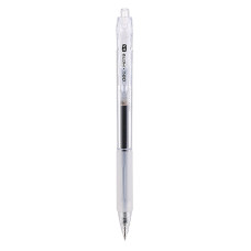 Ручка гелевая Deli EQ10720 Mate авт. 0.5мм резин. манжета прозрачный/матовый черные чернила
