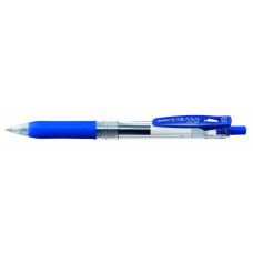 Ручка гелевая Zebra SARASA CLIP (JJ15-BL) авт. 0.5мм резин. манжета синий