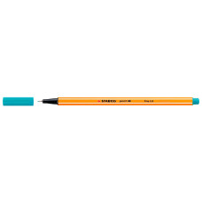 Ручка капиллярная Stabilo POINT (88/51) 0.4мм голубые чернила коробка
