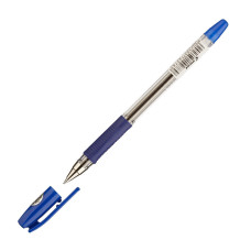 Ручка шариковая Pilot BPS-GP-F-L (32033) 0.22мм стреловидный пиш. наконечник круглая телескопич.корпус корпус пластик резин. манжета прозрачный синие чернила