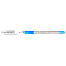 Ручка шариковая Stabilo 538/41XF Keris 0.30мм резин. манжета синий синие чернила коробка