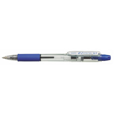 Ручка шариковая Zebra Z-1 RETRACTABLE (BP076-BL) авт. 0.7мм резин. манжета синий