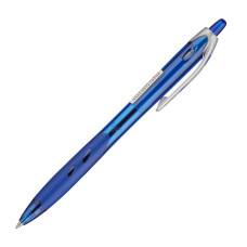 Ручка шариковая Pilot BPRG-10R-F-L (49368) Rex Grip авт. 0.32мм корпус пластик резин. манжета прозрачный синие чернила