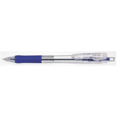 Ручка шариковая Zebra TAPLI EXTRA CLIP (BNS5-BL) авт. 0.5мм резин. манжета удлиненный стержень синий