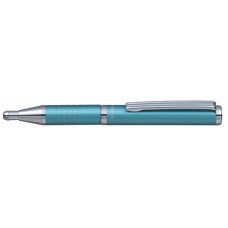 Ручка шариковая Zebra SLIDE (BP115-LB) авт. телескопич.корпус голубой синие чернила коробка подарочная
