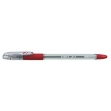 Ручка шариковая Zebra Z-1 (BP074-R) 0.7мм резин. манжета красный