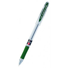 Ручка шариковая Cello MAXRITER XS 0.7мм резин. манжета зеленый индив. пакет с европодвесом