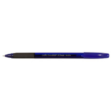 Ручка шариковая Cello TRIMATE GRIP (TRIG-31B) однораз. 0.7мм треугол. резин. манжета синий синие чернила