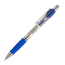 Ручка шариковая Pilot BPGP-20R-F-L (45572) авт. 0.32мм стреловидный пиш. наконечник круглая телескопич.корпус корпус пластик резин. манжета прозрачный синие чернила
