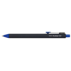 Ручка шариковая Zebra RUBBER 101 (BO-101-RU-BL) авт. 0.7мм корпус прорезиненный синий