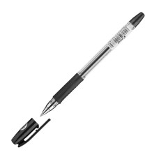 Ручка шариковая Pilot BPS-GP-F-B (32034) 0.22мм резин. манжета прозрачный черные чернила