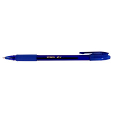 Ручка шариковая Zebra Z-1 COLOUR (C-BA26-ZA-BK) 0.7мм резин. манжета синий