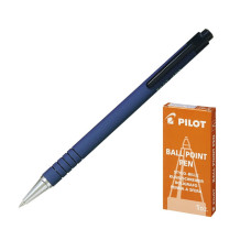 Ручка шариковая Pilot BPRK-10M-LB (77558) авт. 0.22мм корпус пластик синий синие чернила