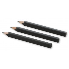 Набор карандашей чернографит. Moleskine Drawing EW2PG001A (3 карандаша) HB/2B корпус черный блистер