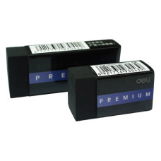 Ластик Deli Premium E3043 40x22x12мм черный индивидуальная картонная упаковка