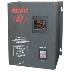 Стабилизатор напряжения Ресанта СПН-13500 электронный однофазный серый