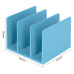 Подставка-ограничитель для книг Deli ENS006BLUE Nusign 162х162х122мм голубой